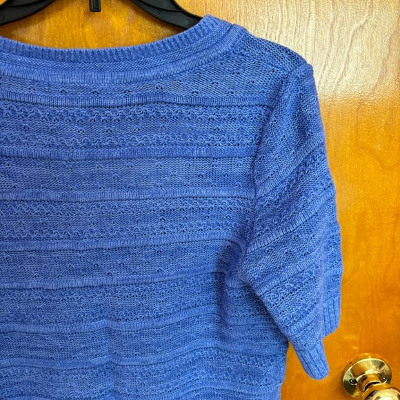 Christopher and Banks Blue Sweater NWT‎ with Fake Camisole - Picture 13 of 14